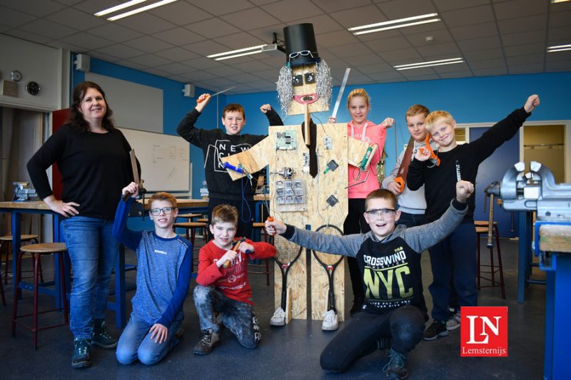 Leerlingen Technium bouwen heuse robot