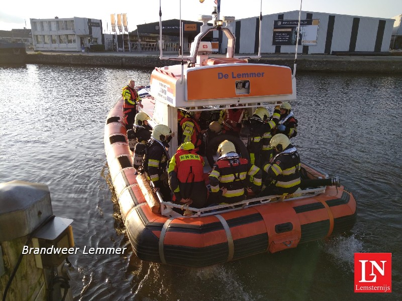 Brandweer en KNRM samen aan de slag