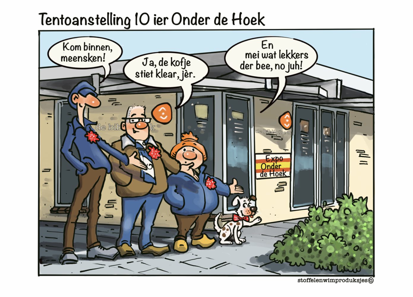 Tentoanstelling 10 ier Onder de Hoek