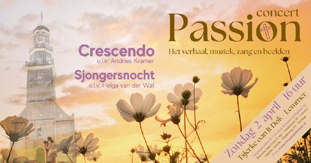 2 april: Passion concert