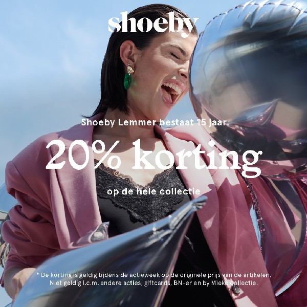 Shoeby Lemmer bestaat 15 jaar!