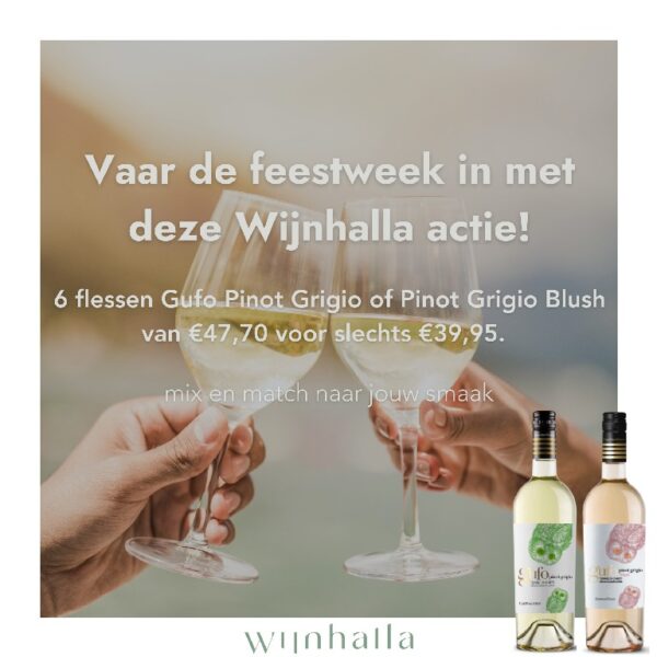 Vaar de feestweek in met deze Wijnhalla actie!