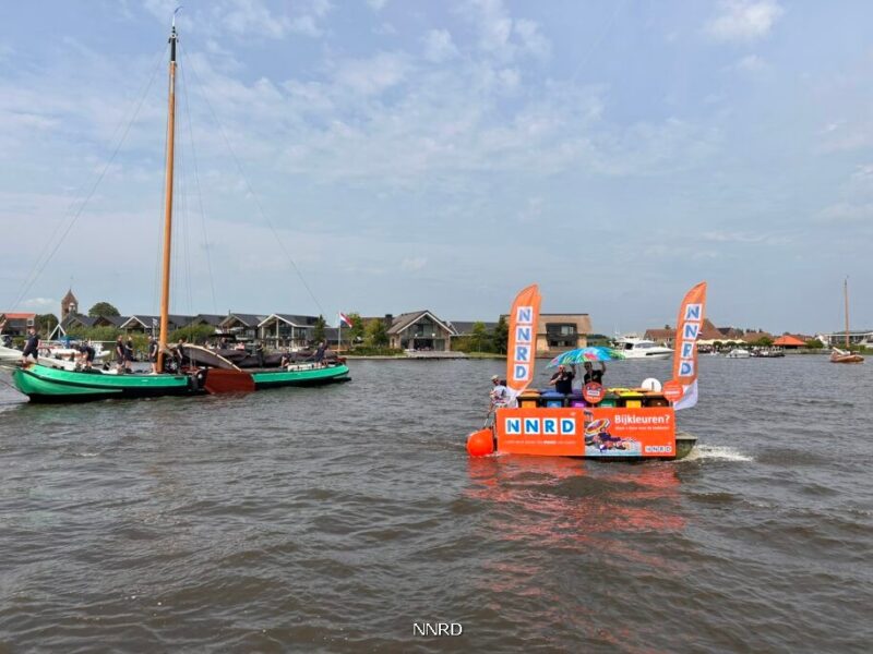 Opruimactie op het water op woensdag