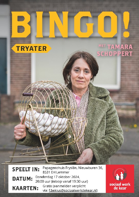 17 oktober: Voorstelling Bingo van Tryater