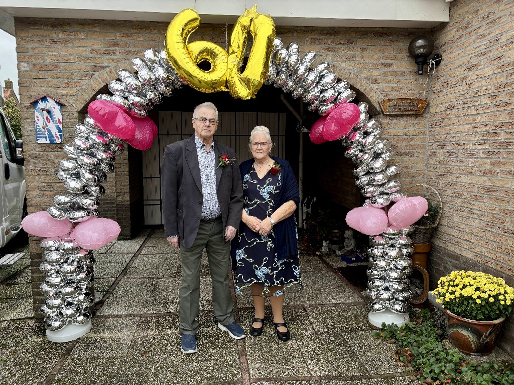 Echtpaar Van der Tempel 60 jaar getrouwd