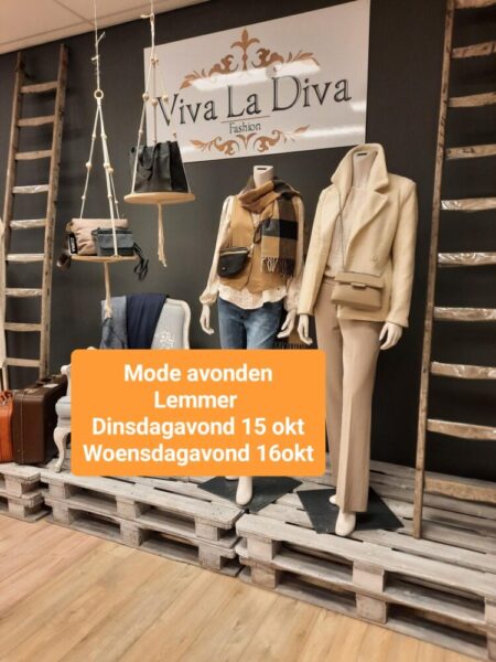 15 en 16 okt: Mode-avonden Viva la Diva