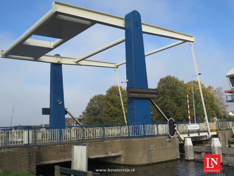 Zijlroedebrug gestremd tot 21 december