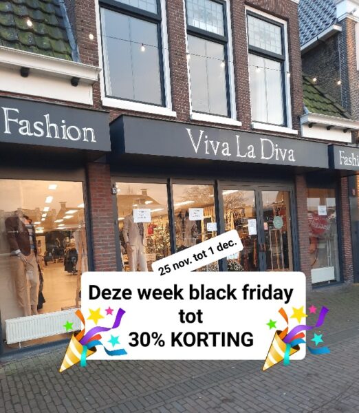 Viva la Diva: Black Friday korting tot 30%