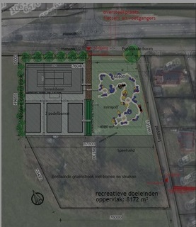 Plannen Iselmar voor padelbanen, minigolfbaan en een tennisbaan