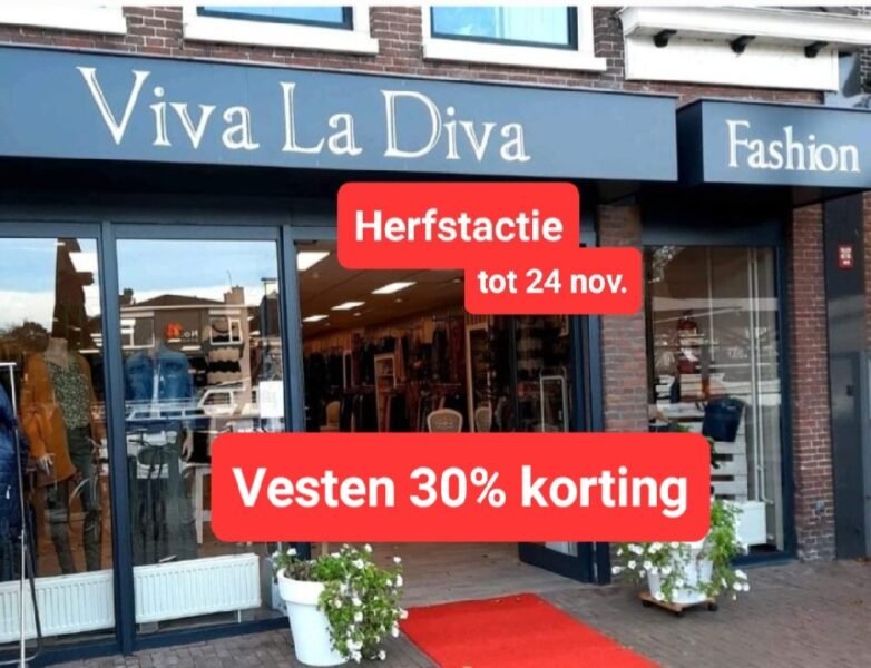 Herfstactie bij Viva La Diva