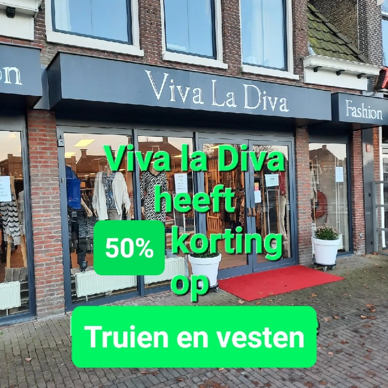 Winteractie bij Viva La Diva: 50% korting op truien en vesten