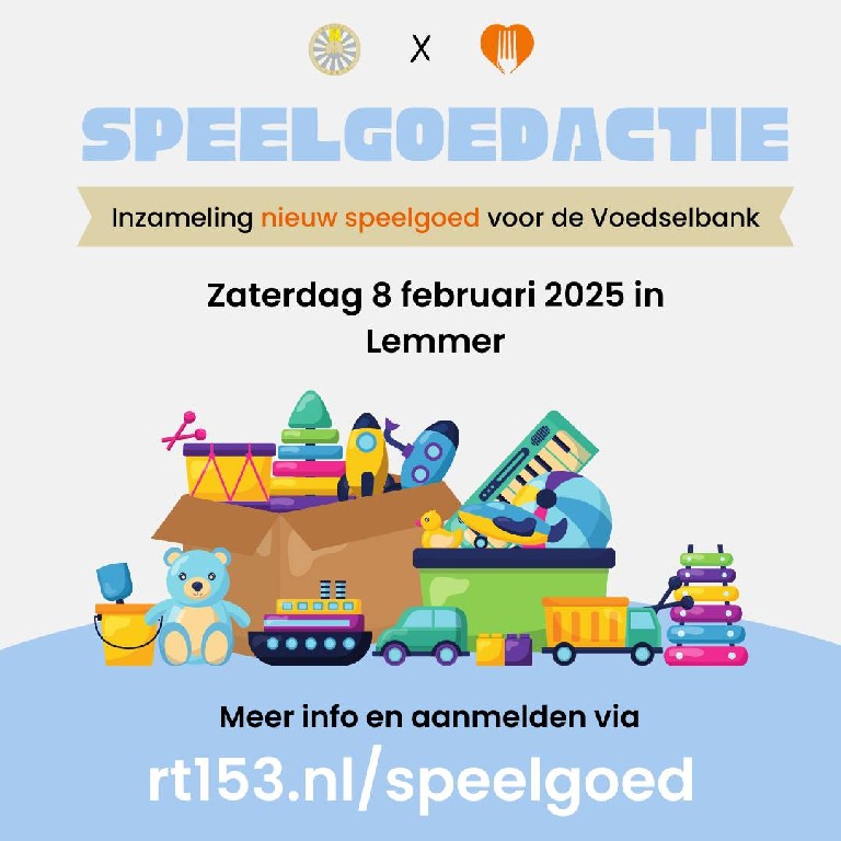 Speelgoedinzamelingsactie voor de Voedselbank