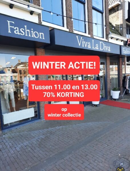 WINTERACTIE Viva la Diva: 70% korting tussen 11 en 13.00 uur