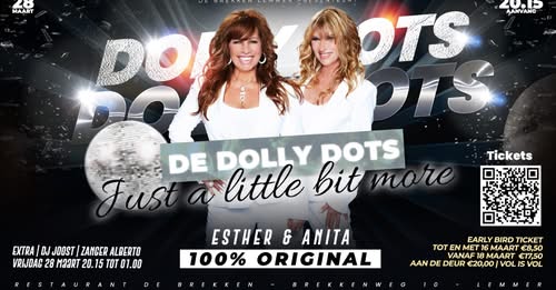 28 maart: Feestje bij de Brekken met de Dolly Dots