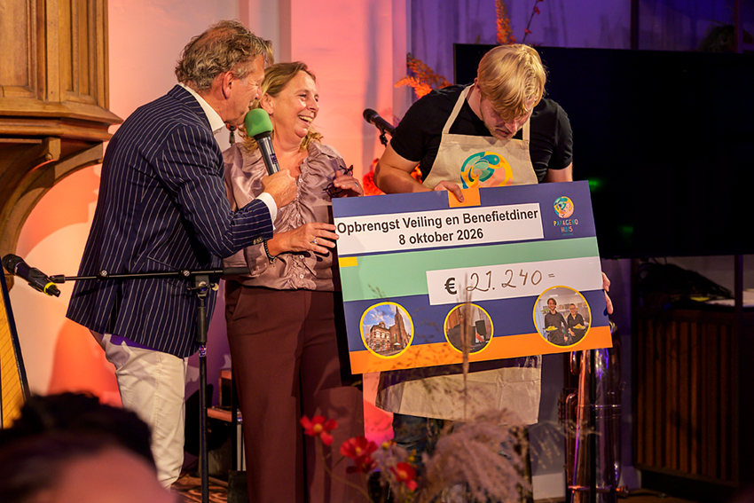 Benefietavond voor Papageno Huis Fryslân brengt euro 21.240 op