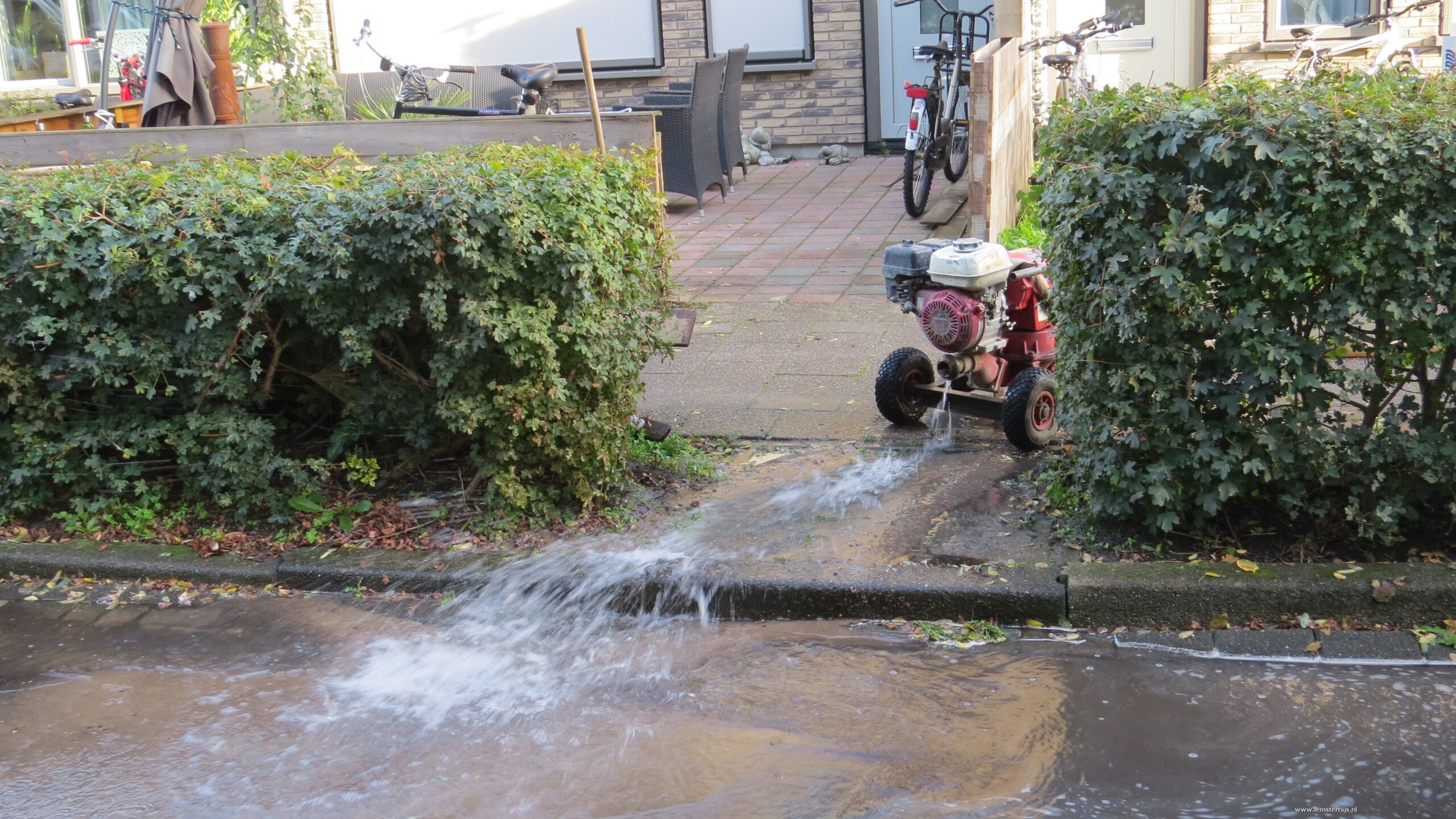 Waterballet in de Parkstraat